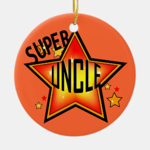Super Star Uncle Christmas Ornament