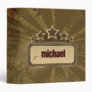 Super Star Urban Grunge Art Binder