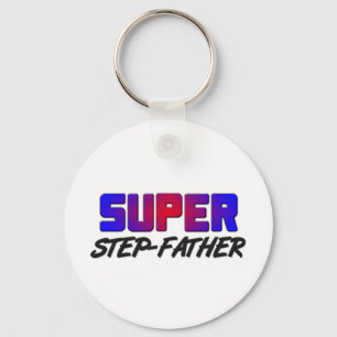 Super Step-Father Keychain