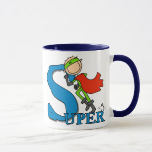 Super Stick Figure Hero Mug