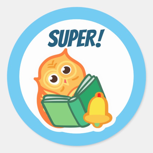 SUPER! Sticker Award — Customize (Front)