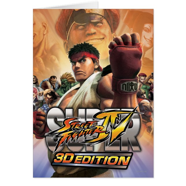 Super Street Fighter IV 3D Edition Box Art (Devant)
