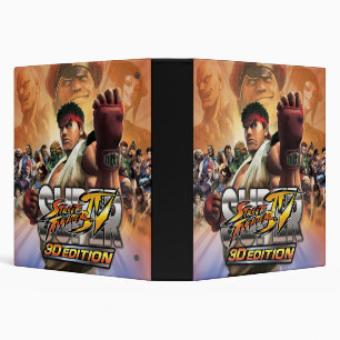 Super Street Fighter IV 3D Edition Box Art Binder