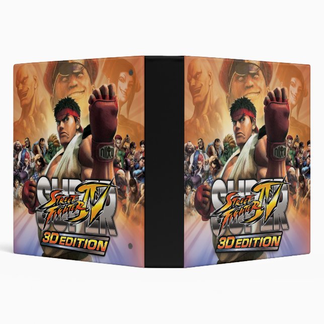 Super Street Fighter IV 3D Edition Box Art Binder (Background)
