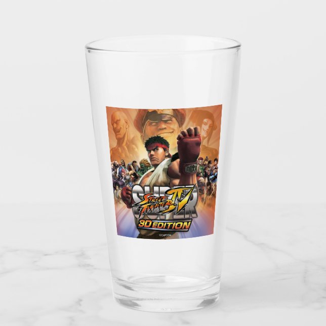 Super Street Fighter IV 3D Edition Box Art Glass (Front)