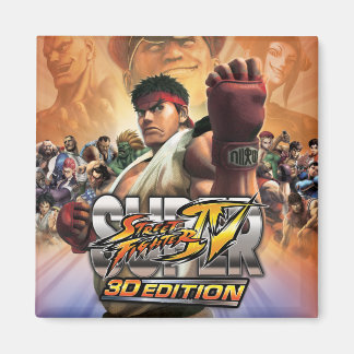 Super Street Fighter IV 3D Edition Box Art Magnet