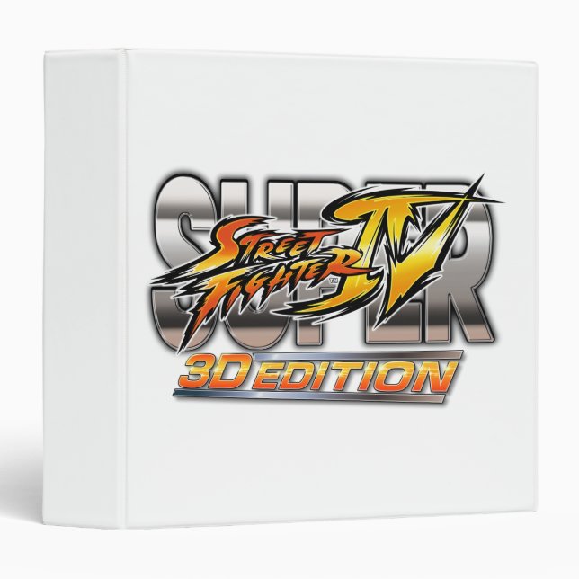 Super Street Fighter IV 3D Edition Logo Binder (Front/Spine)