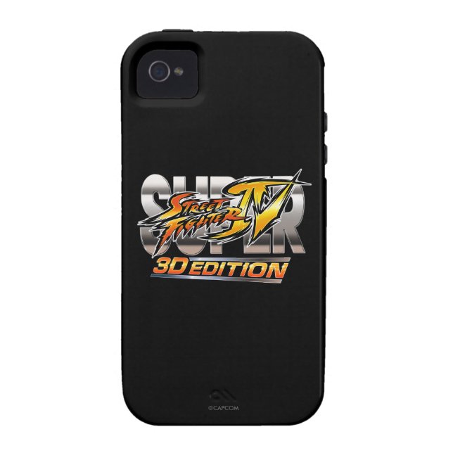 Super Street Fighter IV 3D Edition Logo Case-Mate iPhone Case (Back)