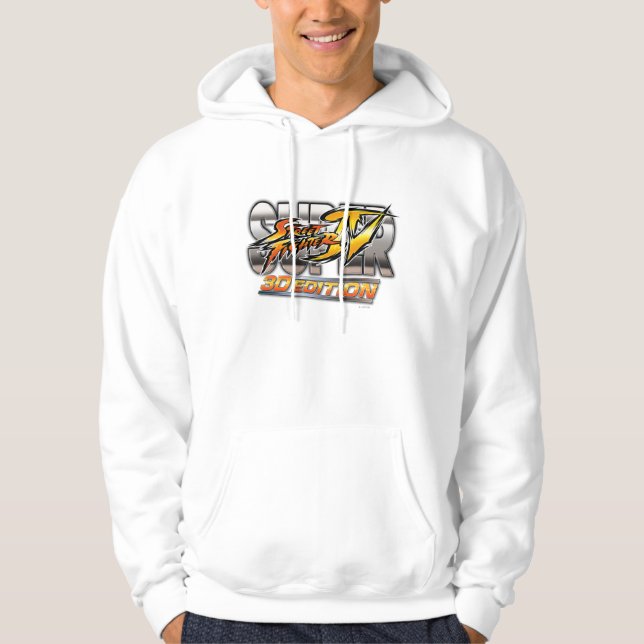 Super Street Fighter IV 3D Edition Logo Hoodie (Front)