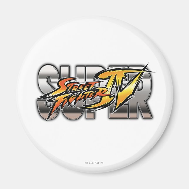 Super Street Fighter IV Logo Magnet (Front)