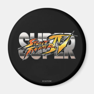 Super Street Fighter IV Logo Magnet
