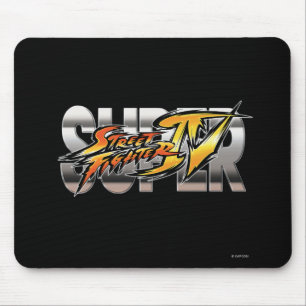 Super Street Fighter IV Logo Mouse Pad