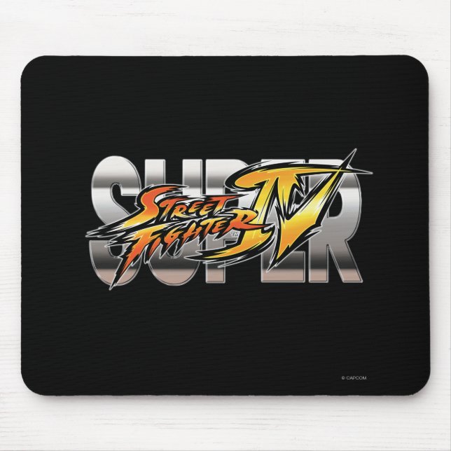 Super Street Fighter IV Logo Mouse Pad (Front)