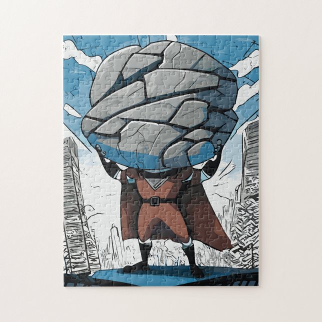 Super Strong Super Hero Jigsaw Puzzle (Vertical)