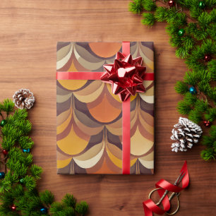 Super stylish and modern retro 60s 70s giftwrap wr wrapping paper