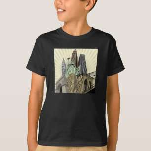 Super Stylized Cityscape NYC T-Shirt