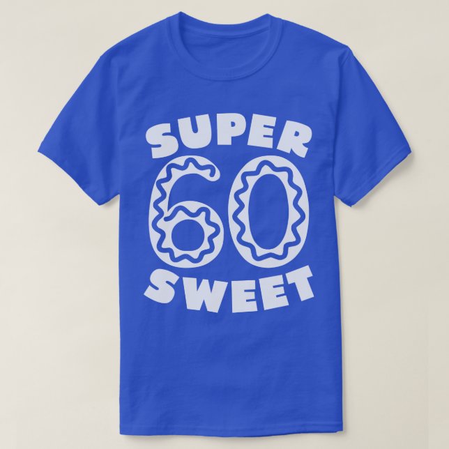 Super Sweet 60 Doughnut T-Shirt (Design Front)