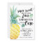 Super Sweet Pineapple First Birthday Invitation