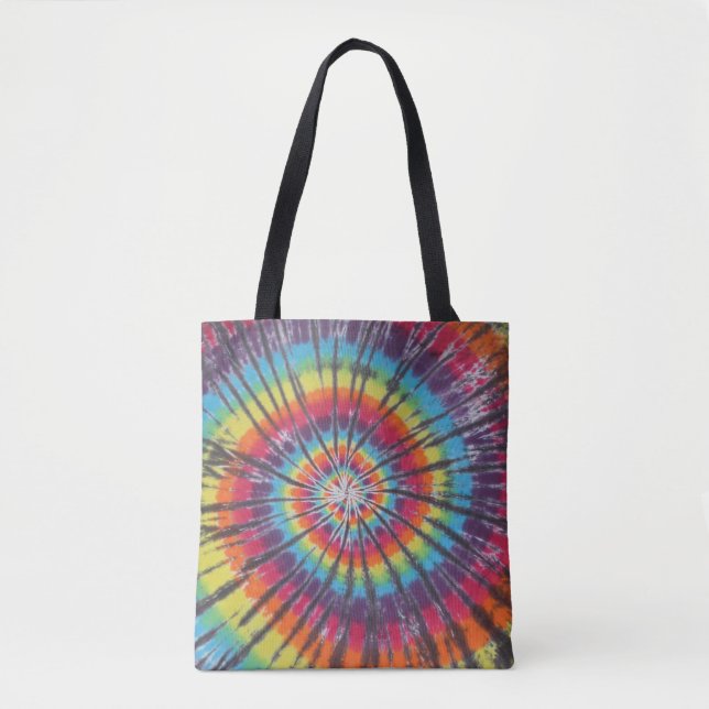 Super Swirl Tie Dye Tote Bag (Front)