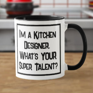 Super Talent de Concepteur de Cuisine. Mug Café De