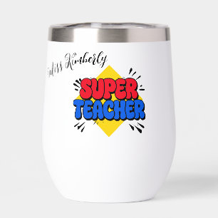 Super teacher comic cartoon personalized