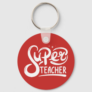Super Teacher Keychain