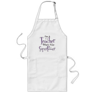 Super Teacher Long Apron