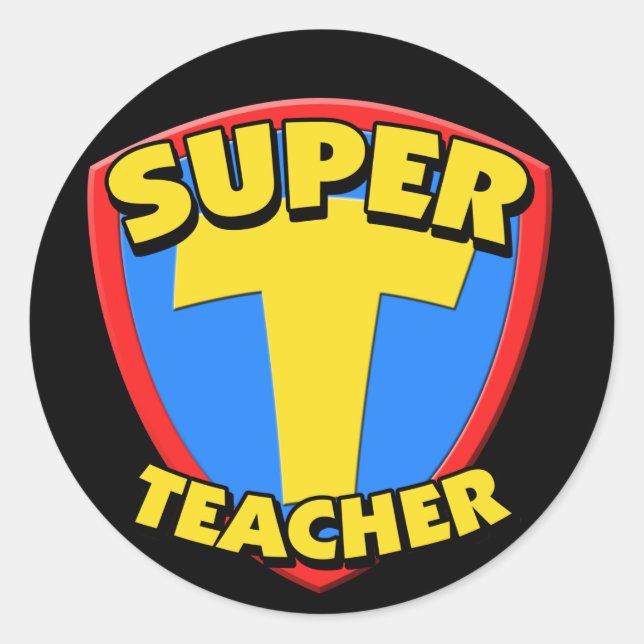 Super Teacher Sticker (Front)
