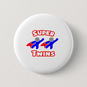 Super Twins 2 Inch Round Button