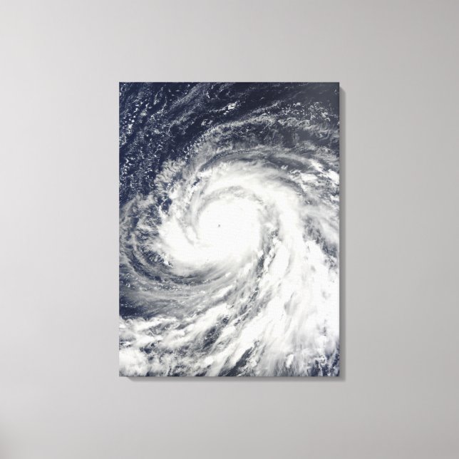Super Typhoon Choi-wan over the Mariana Islands Canvas Print (Front)