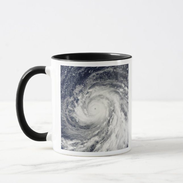 Super Typhoon Choi-wan over the Mariana Islands Mug (Left)