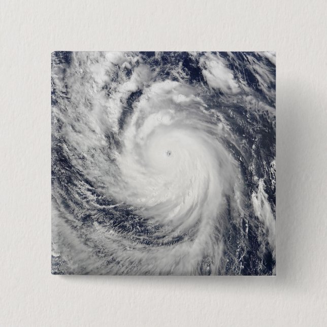 Super Typhoon Lupit 2 Inch Square Button (Front)