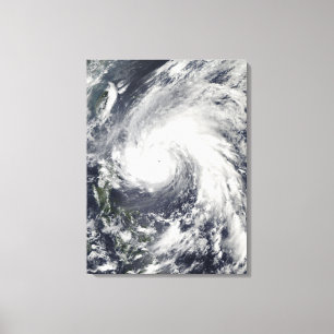 Super Typhoon Megi Canvas Print