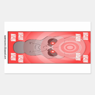 Super U. Alien Ghost Stickers! Sticker