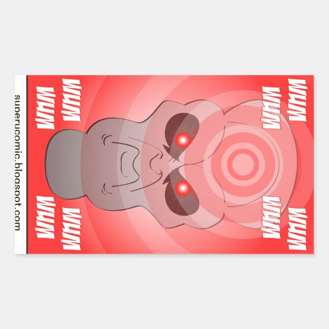 Super U. Alien Stickers Ghost! (Devant)