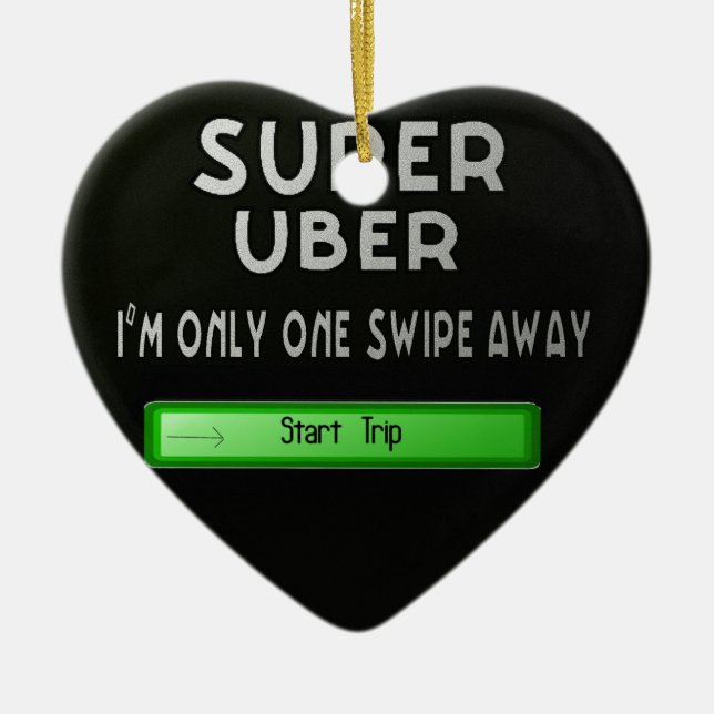 super uber ceramic ornament (Front)