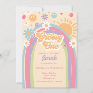 Super Un Invitation Rainbow Super UN 1er anniversa