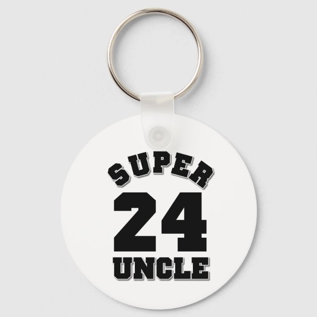 Super Uncle 24 Keychain (Front)
