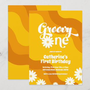 Super une première invitation d'anniversaire