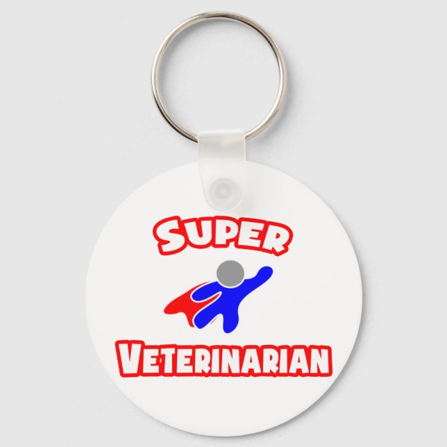 Super Veterinarian Keychain (Front)
