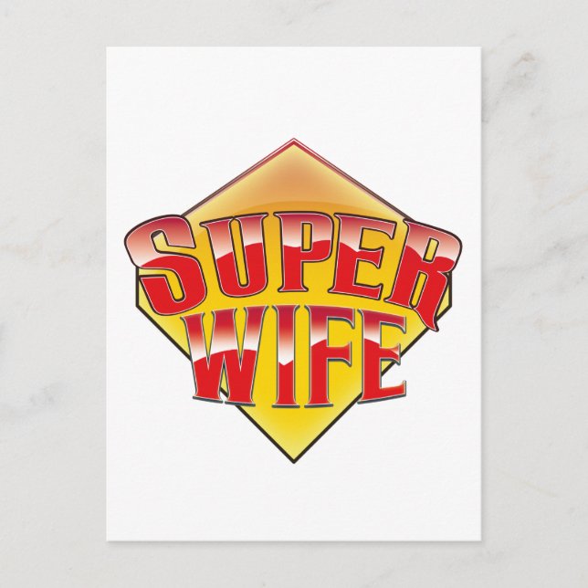 Super Wife Postcard (Front)