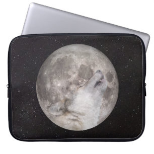 Super Wolf Moon Laptop Sleeve