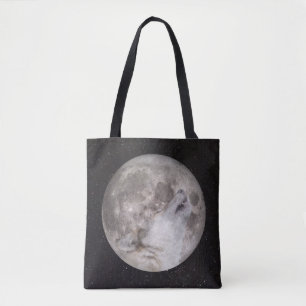 Super Wolf Moon Tote Bag