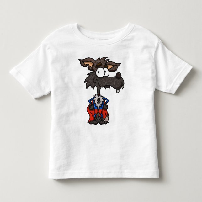 Super Wolf Toddler T-Shirt (Front)