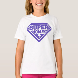 Super Woman Girls’ T-Shirt – Empowering Kids Tee f