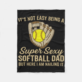 Super Y Softll Dad Funny Quote Softll Lover Fleece Blanket