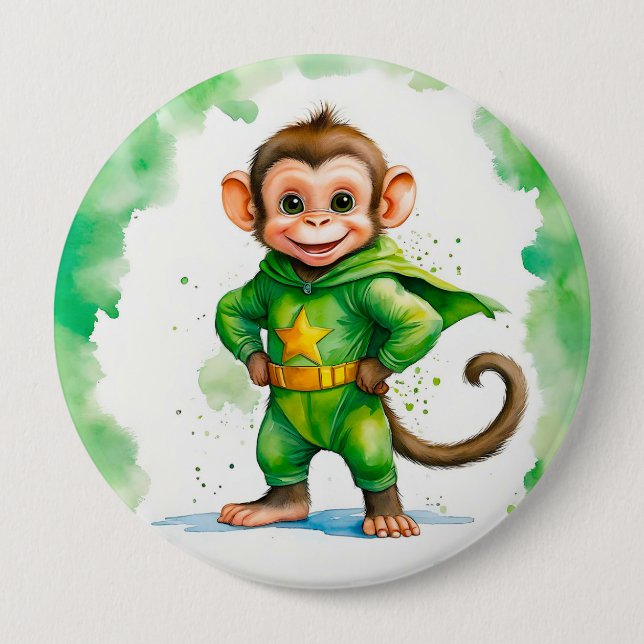 superaffe 4 inch round button (Front)
