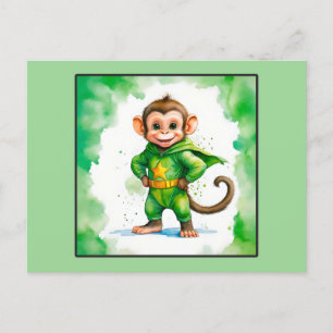 superaffe holiday postcard