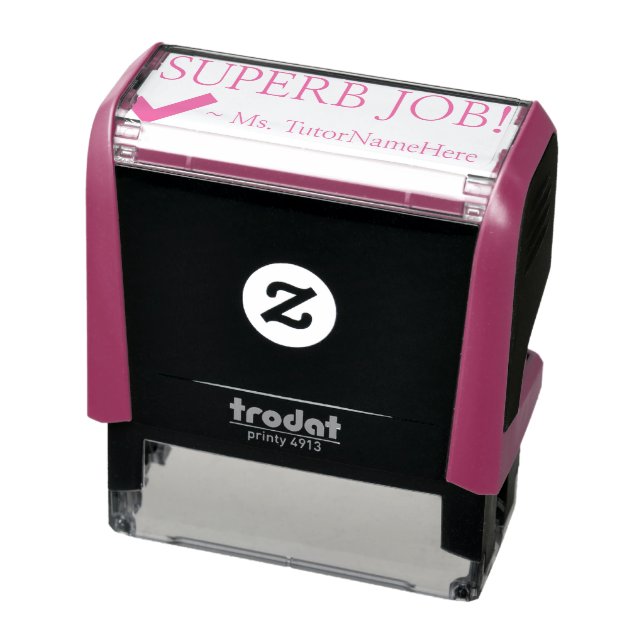 "SUPERB JOB!" Tutor Rubber Stamp (Product)