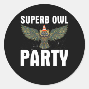 Superb Owl Party What We Do in the Shadows Classic Classic Round Sticker
